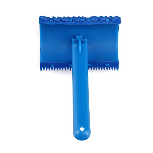 Paint Brush Wood Graining Pattern Tool Blue Wall Painting Roller 4 Inch Rubber Wall Painting Decoration DIY Tool