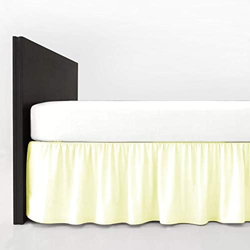 Mfabrics PolyCotton Plain Dyed Bed Base Valance Sheet Easy Care