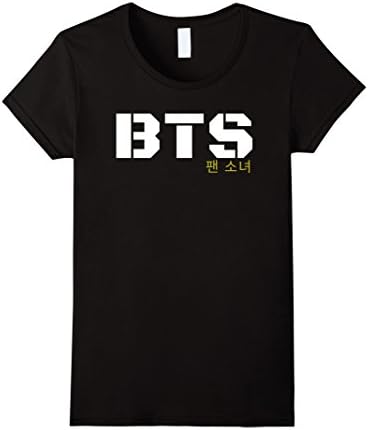 Womens bts shirt Small Black