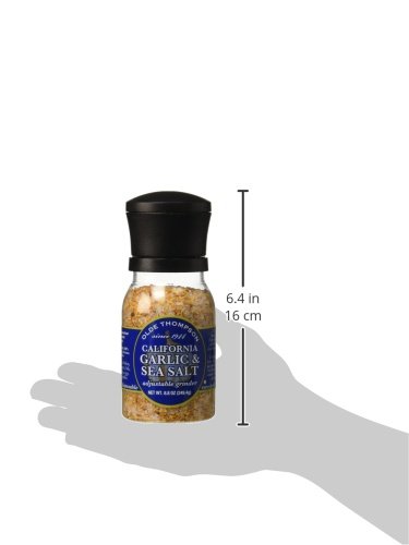 Olde Thompson California Garlic & Sea Salt, 8.8-Ounce Grinders (Pack of 2)