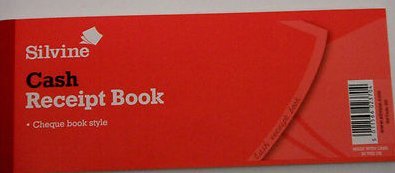 2 X CASH RECEIPT BOOKS, ,Counterfoil Cheque Book STYLE
