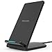 Wireless Charger, Hevanto [Qi-Certified] Fast Wireless Charging Stand for iPhone 11/11 Pro/11 Pro Max/Xs Max/Xs/XR/X/8 P, Samsung Note 10/Note 10+/Note 8/S10/S10+/S10e/S9/S9+ S8/S8+ (NO AC Adapter)... primary