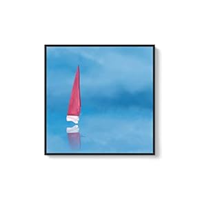 Framed Canvas Home Artwork Decoration Night Canvas Wall Art for Living Room, Bedroom - 16x16 inches