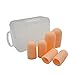 Squad Goods Silicone Toe Cap protector and finger sleeves - 6 Pieces Nude with Bonus Travel Case