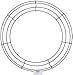 Panacea Wire Wreath Frame 14 inch Green 36004 (10-Pack)