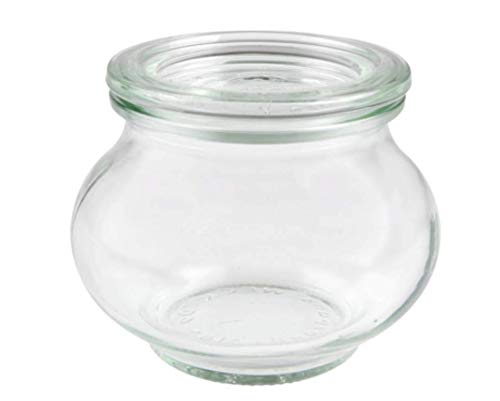 Amazing child Montessori SET OF TWELVE small 220ml Beautiful Weck Jars. German Made Classic Design. Model 902