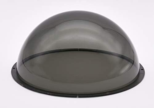 JMX Acrylic/PC CCTV Replacement Tinted Camera Dome Cover Security Camera Housing (6.5 Inches, Smoked)