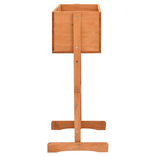 vidaXL Tannenholz Massiv Garten Spalier mit Blumenkasten Rankgitter Hochbeet Blumenkübel Rankhilfe Pflanzkasten… – Bild 4