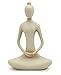 Buddha Groove Meditating Woman Yoga Statue, 7 Inches, Stone