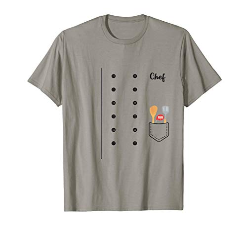 Chef Cook Halloween Costume Cooking Utensils T-Shirt