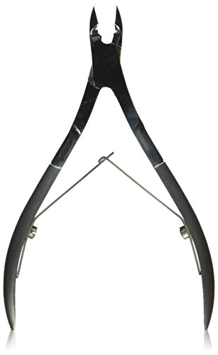 Toolworx Precision Cut Double Spring Cuticle Nipper, 0.5 Inch
