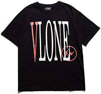 Wupi Fashion Vlone Big V Cotton Short Sleeve T-Shirt Men/Women