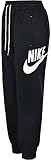 Nike Mens JogPants Fleece Joggers Side Logo Pant Black/Charcoal 510844