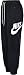 Nike Mens JogPants Fleece Joggers Side Logo Pant Black/Charcoal 510844