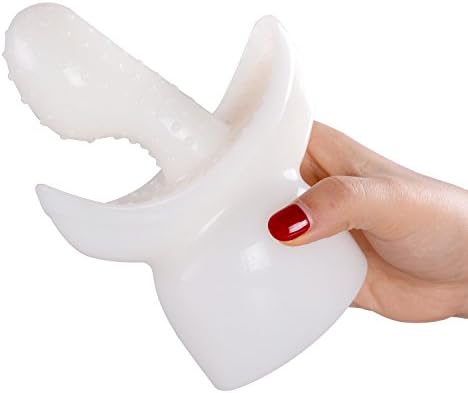 KOBOJE Magic Attachments for Women, Body Safe Smooth Silicone Female Attachment Accessory for Standard Original Massage Massagers, Power Personal Accessories For Her, White