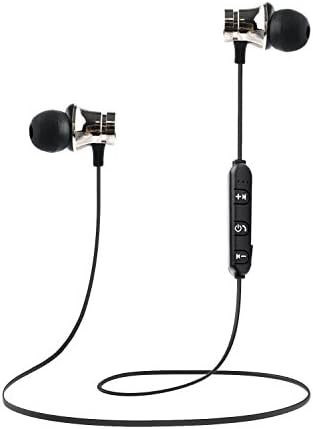 Bluetooth Headphones, Wireless Sports In-ear Earphones and Mic, HD Stereo Bass Quality Sound and Noise Cancelling, perfect for running, Magnetic Design, up to 7 hours working time for full enjoyment.