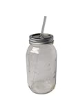 Guzzler Drinking Sipping Ball Mason Jar, 32-Ounce