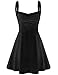Beyove Women 1950s Vintage Spaghetti Strap Strap Swing Dress Sleeveless Flare A Line Dress