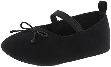 Teeny Toes Girl's Black Girls' Infant Gracie String-Tie Casual Infant Size 4 Regular
