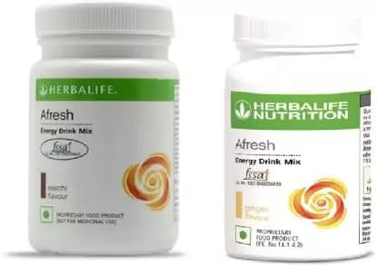 AFRESH Energy Drink Combo 2 Pcs 50 g, Ginger, Elaichi Formula 1 ...