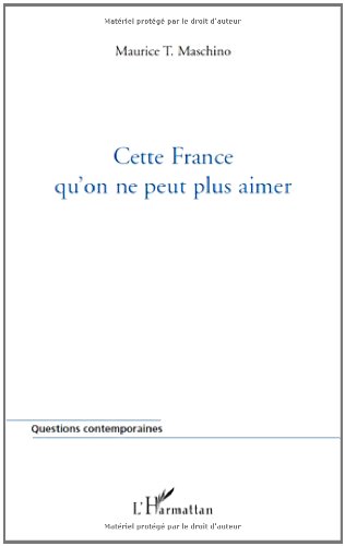 Cette France qu'on ne peut plus aimer
