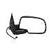 2000-2006 Chevrolet/Chevy/GMC Suburban 1500 2500, Tahoe, Yukon, Yukon XL 1500 XL 2500 Power Heated Black Textured Rear View Mirror with Puddle Light/Lamp Right Passenger Side (2000 00 2001 01 2002 02 2003 03 2004 04 2005 05 2006 06)