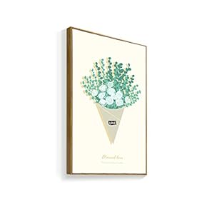 Framed Canvas Wall Art for Living Room, Bedroom Beautiful Bunch Flowers Canvas Prints for Home Decoration Ready to Hanging - 16x24 inches