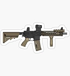 SBR MK18 AR15 - Sticker Graphic