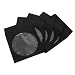 100 Pack Maxtek Premium Thick Black Color Paper CD DVD Sleeves Envelope with Window Cut Out and Flap, 100g Heavy Weight. primary