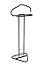 WILSHINE Men’s Valet Stand Suit Clothes Valet Rack Stand for Men Black Metal
