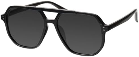 LYZOIT Retro Oversized Square Aviator Sunglasses Womens  display picture 1