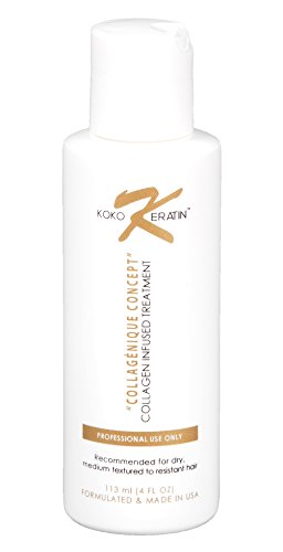 Brazilian Keratin & collagen Treatment 4.0 oz -Rejuvenating, Smoothing, Straightens, Repairs Instantly, Add Shine, Add volume, Eliminate Frizz