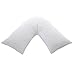 Cheer Collection Down Alternative Premium V Pillow with Zippered Cover