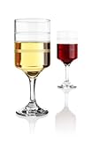Wine-Trax, the measuring wine & beverage glass, set of 2