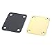 Musiclily 4 Holes Metal Guitar Neck Plate for Fender Strat Tele Guitar or Jazz Bass, Gold