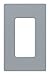 Lutron Claro 1 Gang Decorator Wallplate, SC-1-BG, Bluestone