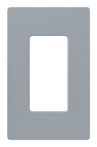 Lutron Claro 1 Gang Decorator Wallplate, SC-1-BG, Bluestone