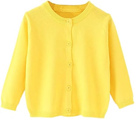 ILAVSUN Little Girl Knit Cardigan Sweater Toddler Button Down