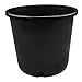 Calipots 10-Pack 5 Gallon Premium Black Plastic Nursery Plant Container Garden Planter Pots (5 Gallon)