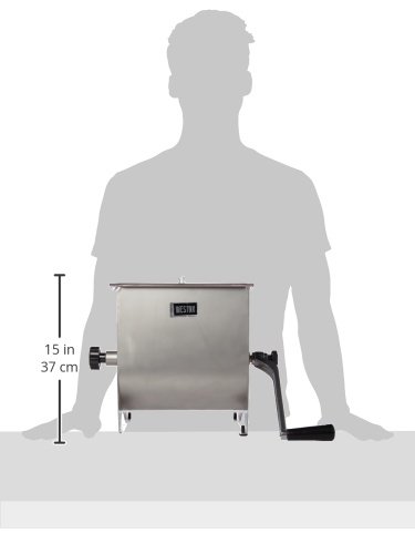 Weston Stainless Steel Meat Mixer, 22-Pound (36-1901)