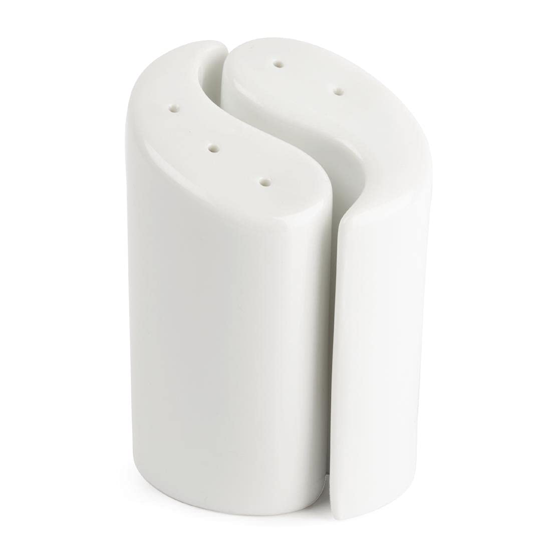 Olympia Ying Yang Salt and Pepper Sets 95X95mm Porcelain Cruet Pot Kitchen 12pc