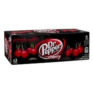 Dr. Pepper Cherry Soda, 12 Oz Can Pack of 36 (36 pack 12 oz cans)