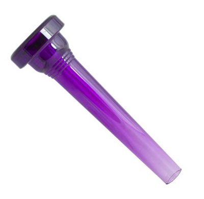 Kelly Mouthpieces 7C Trumpet Mouthpiece - Crystal Purple Mouthpiece
