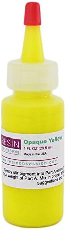 Resin Obsession Opaque Yellow Color Pigment - 1 Ounce