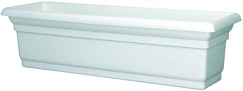DCN PlasticDistinction Window Box, White, 30" - 423009