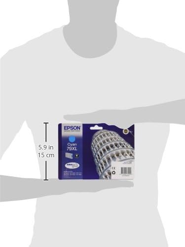 Epson 79XL Leaning Of Pisa Cyan Genuine, XL High Yield Ink Cartridge DuraBrite Ultra - Image 4