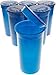 50 PCs Philips 13 Dram. Blue Translucent, RX Premium Pop Top Medical Grade Vial Containers