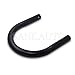 Senkauto Motorcycle Rear Seat Loop Frame Hoop Tracker End Flat Cafe Racer 230mm Large cc (230mm Flat, Black)