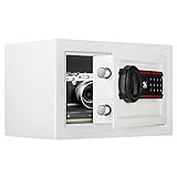 TIGERKING Digital Keypad Safe Box, Small Safe Money