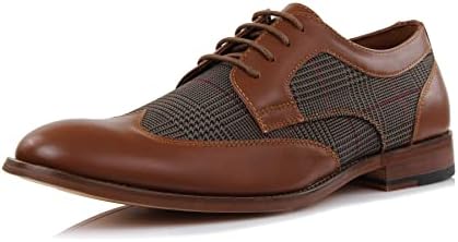 Ferro Aldo Arthur MFA139001D Mens Wingtip Two Tone Oxford Black